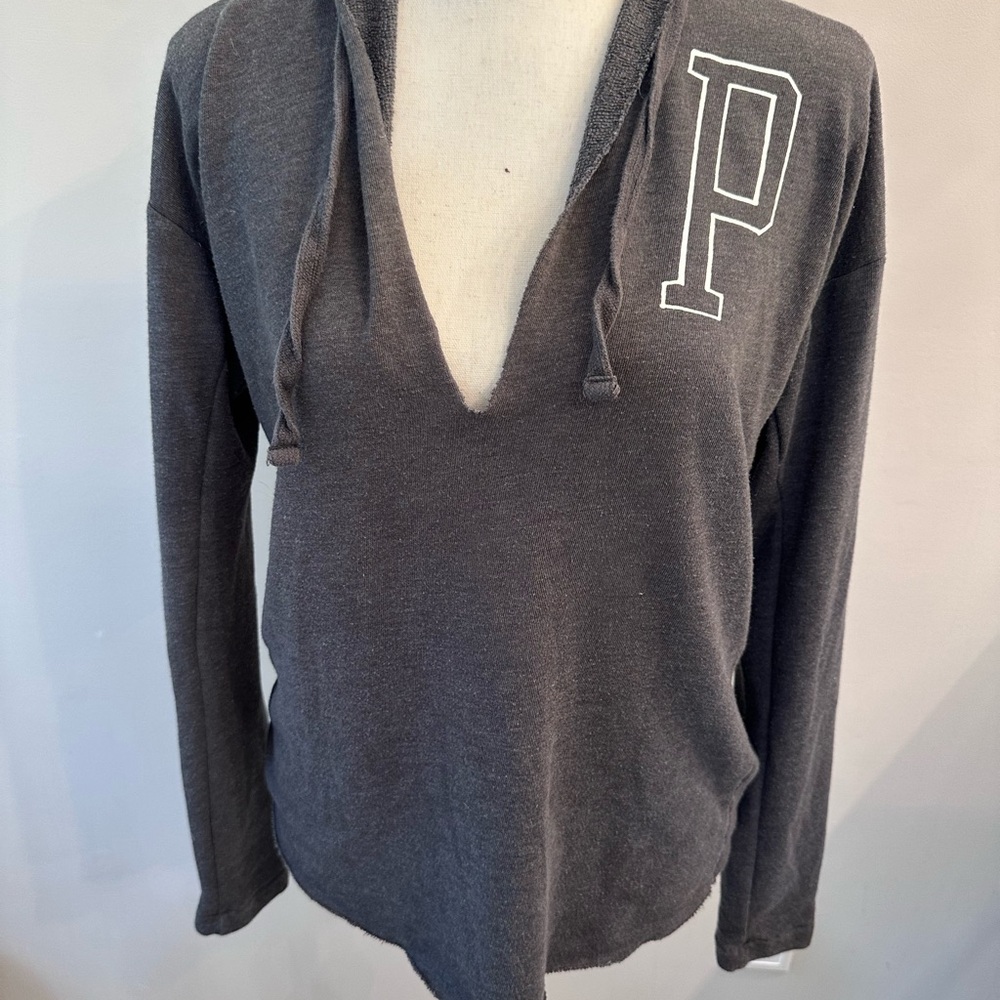 Victoria's Secret Y2KGray Relaxed Long Sleeve Hoodie